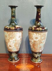 Large Pair Royal Doulton Vases.