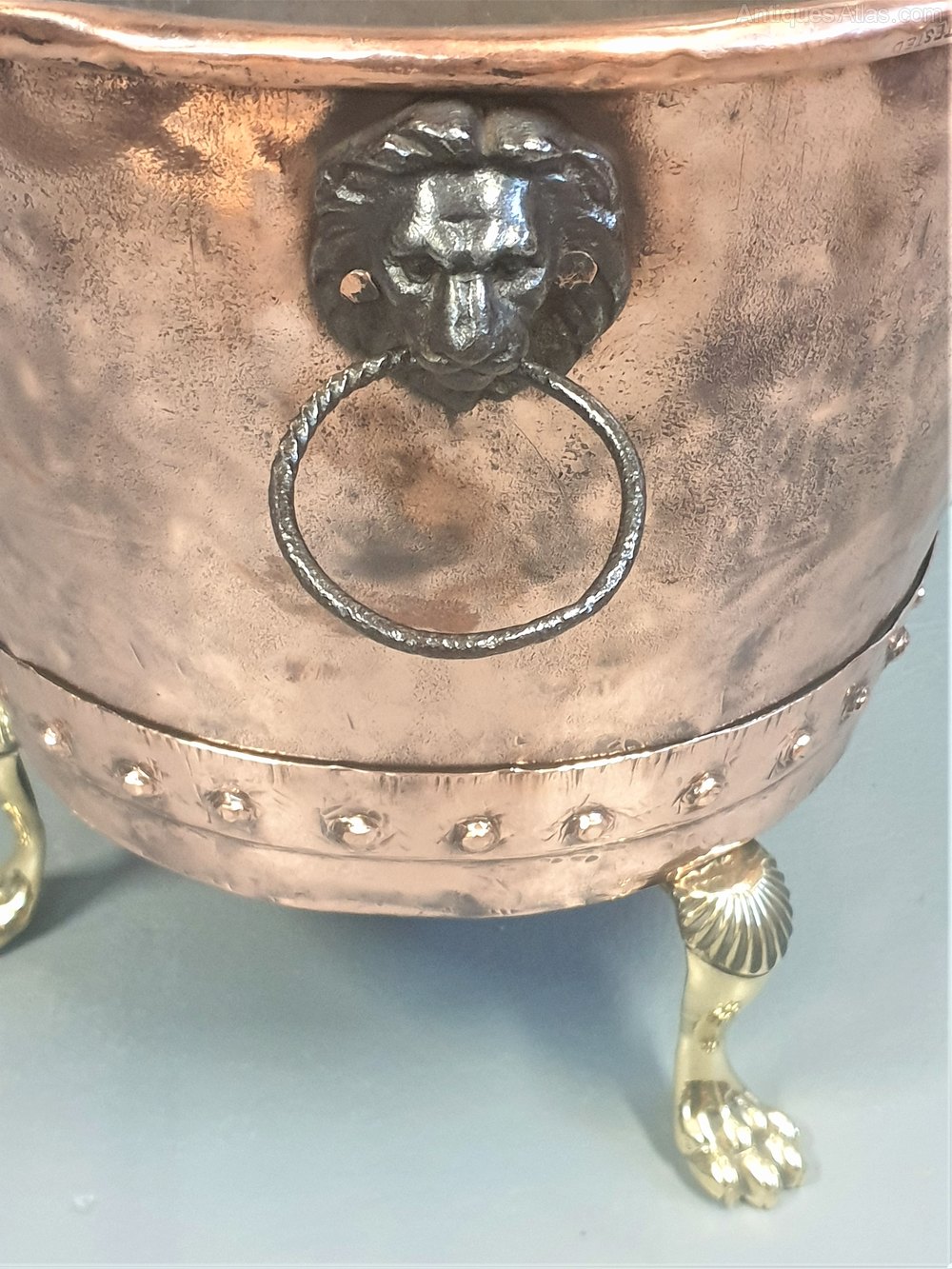 Antiques Atlas Large Victorian Copper Log Bucket