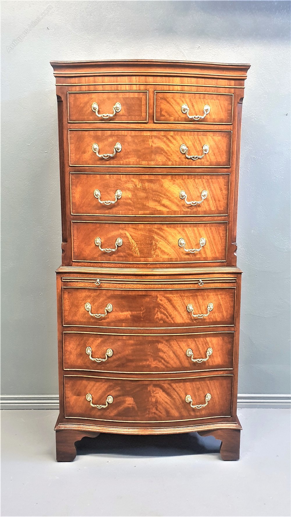 Mahogany Tallboy / Chest On Chest. Antiques Atlas