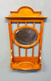 Mahogany Wall Mirror.