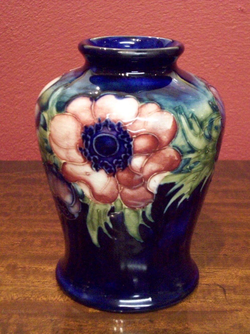 Antiques Atlas Moorcroft Anenome Pattern Vase