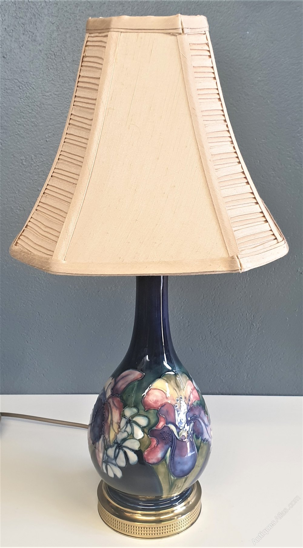 Antiques Atlas Moorcroft Electric Lamp