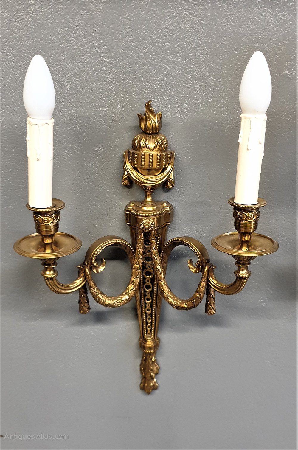Antiques Atlas Pair French Gilded Wall Lights