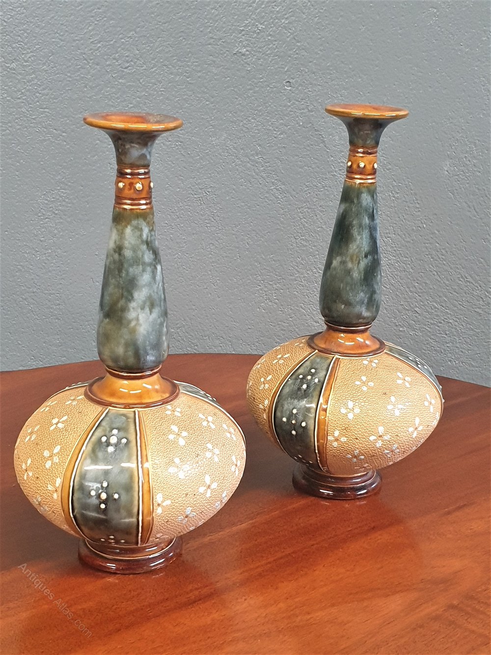 Antiques Atlas Pair Royal Doulton Vases
