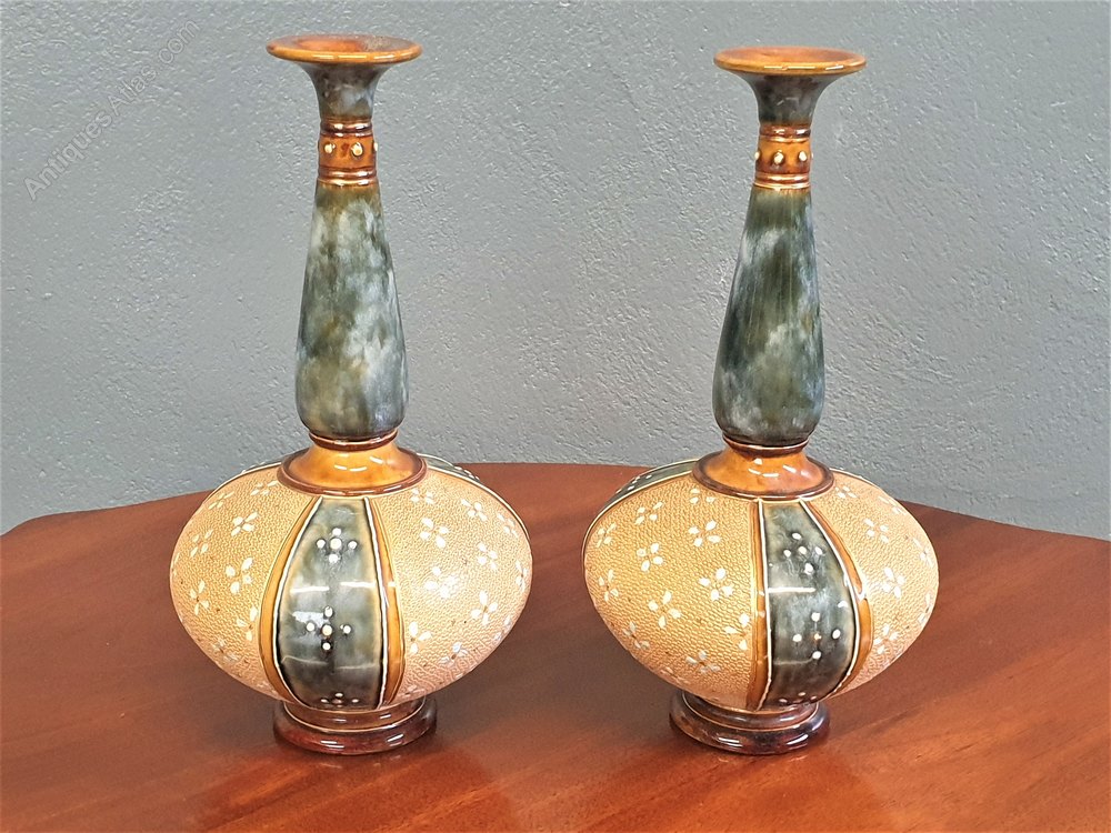 Antiques Atlas Pair Royal Doulton Vases