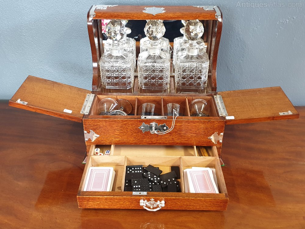 Antiques Atlas Victorian 3 Decanter Tantalus