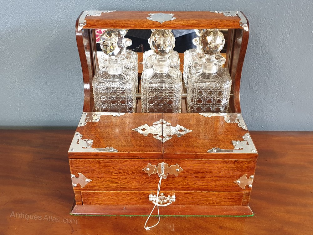 Antiques Atlas Victorian 3 Decanter Tantalus