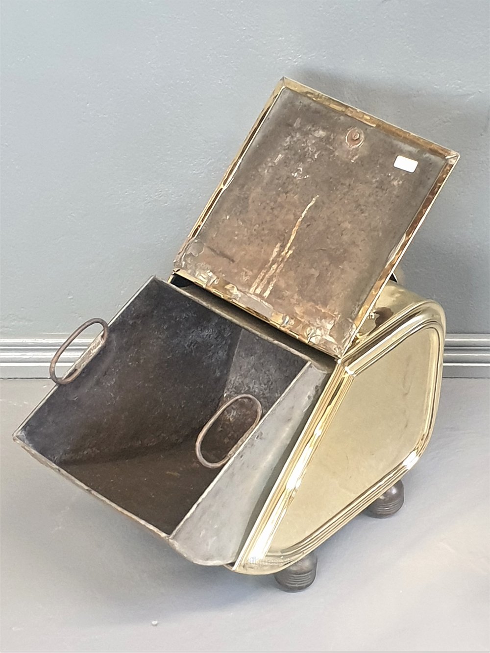 Antiques Atlas Victorian Brass Coal Scuttle / Bin