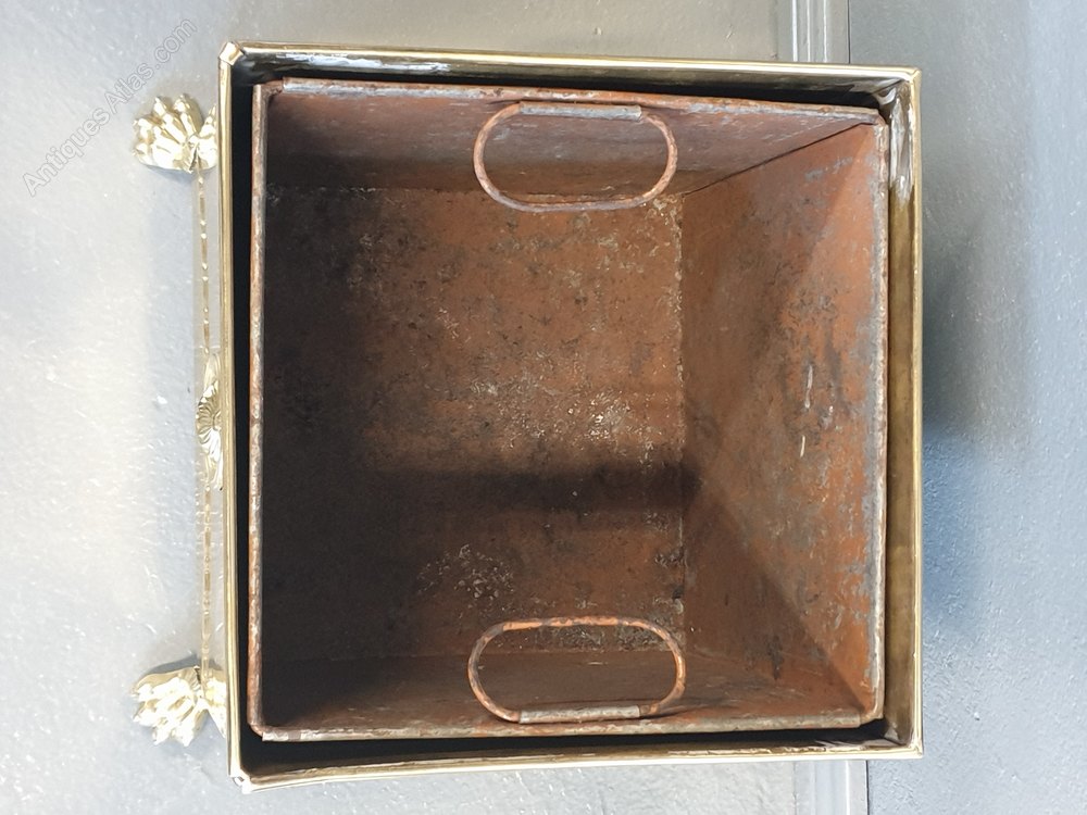 Antiques Atlas Victorian Brass Coal Box