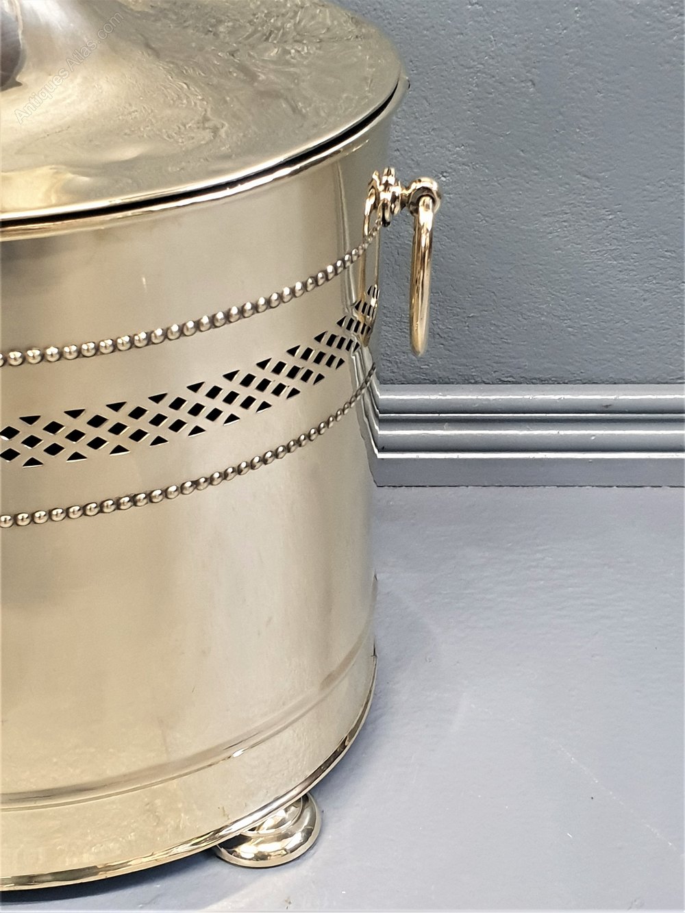 Antiques Atlas Victorian Brass Oval Coal Bin