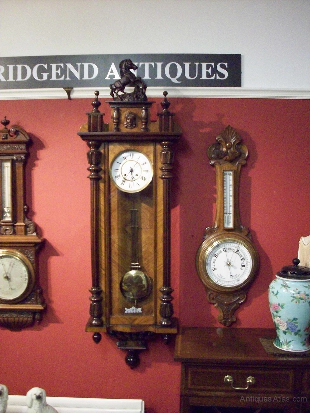 Antiques Atlas Victorian Spring Vienna Wall Clock