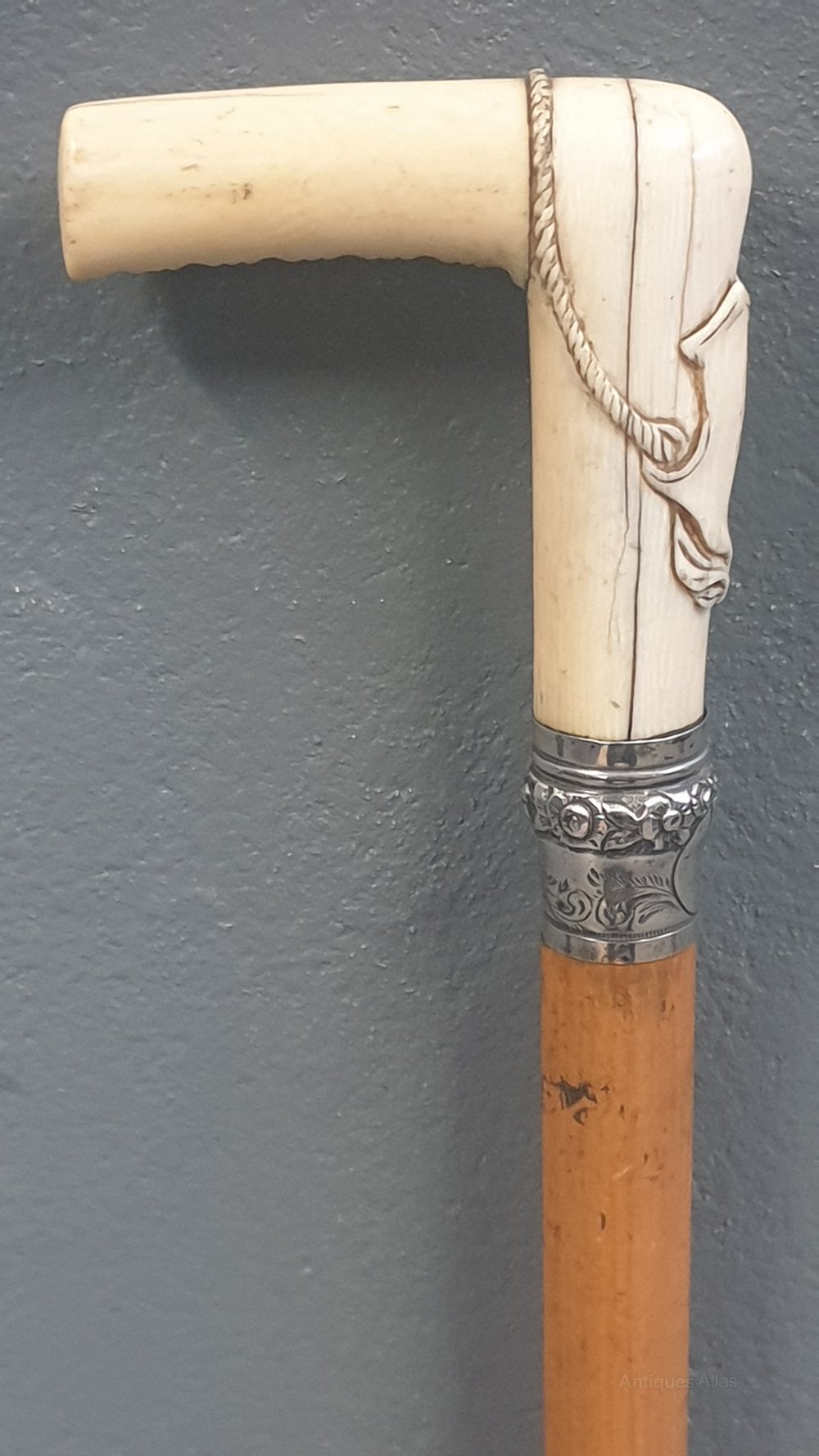 Antiques Atlas Victorian Walking Stick C1874