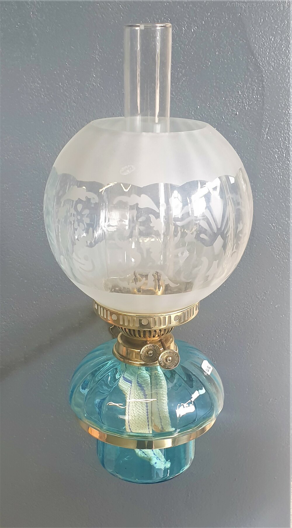 Antiques Atlas Victorian Wall Bracket Oil Lamp