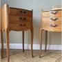 Antique Bedside Tables - pair