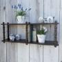 French Bobbin Wall Shelf
