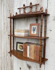 French Faux Bamboo Wall Shelf
