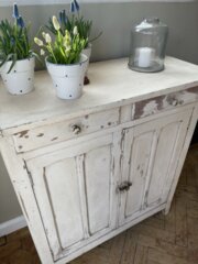 French Painted Buffet Cupboard
