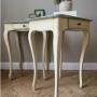 French Painted Side Tables - pair