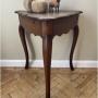 French Triangular Oak Table