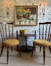 French Upholstered Occasional Chairs - Pair