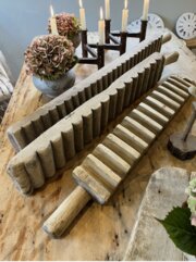 Primitive Folk Art Elm Washboards