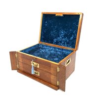 Solid Oak Jewellery / Collectors Box / Chest