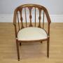 Antique Victorian Inlaid Tub Chair