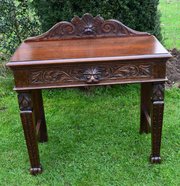 Carved Oak Table