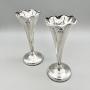 2 x Art Nouveau Silver Bud Vases, Bham, 1901