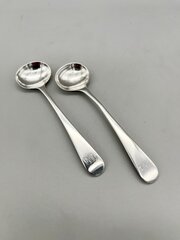 2 X George III Silver Salt Spoons, London, 1806