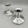2 x George VI Silver Candlesticks, H C Davis, 1951