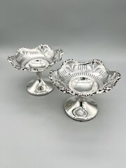 2 X George V Silver Bonbon Dishes, Bham, 1932