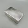 Art Deco Silver Cigarette Box, Mappin & Webb, 1939