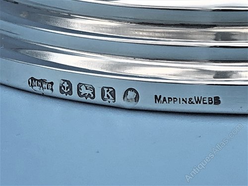 Antiques Atlas - Art Deco Silver Inkwell, Mappin & Webb, 1934