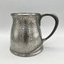 Art Nouveau Pewter 1 Pt Tankard, T. Land, c.1920s