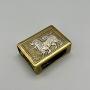 Early 20th C. Brass Matchbox Holder, c.1900s-30s