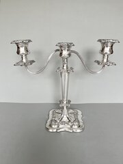Early 20th C. Silver Plate Candelabrum C.1920s/30s