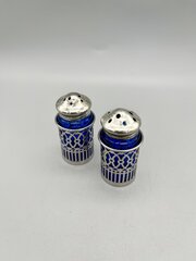 Early 20th C. Silver Plate Salt & Pepper C.1900-20