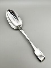 Early Victorian Silver Serving Spoon, York, 1839