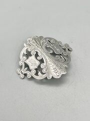 Edwardian Silver Belt Buckle, Able & Charnell 1904