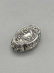 Edwardian Silver Pill Box, Deakin & Francis, 1902