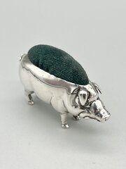 Edwardian Silver Pin Cushion, Adie & Lovekin, 1904