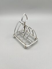 Edwardian Silver Toast Rack, Atkin Brothers, 1907