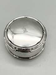 Edwardian Silver Trinket Box, Birmingham, 1910