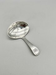 George III Silver Caddy Spoon, George Burrows 1794