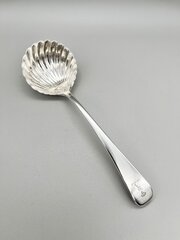 George II Silver Sauce Ladle, Isaac Callard, 1753
