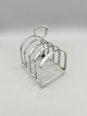 George VI Silver Toast Rack, Roberts & Doré, 1938