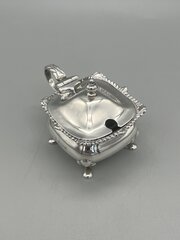 George V Silver Mustard Pot, L&R, Birmingham, 1932