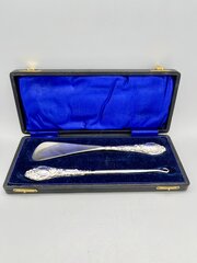 George V Silver Shoe Horn & Button Hook Bham 1915