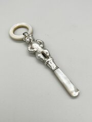 George V Silver Teddy Bear Teether, Bham, 1918